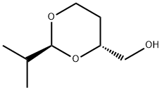 1,3-Dioxane-4-methanol,2-(1-methylethyl)-,trans-(9CI) Structure