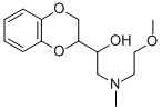 α-[[N-(2-Methoxyethyl)methylamino]methyl]-1,4-benzodioxane-2-methanol Structure