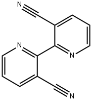 2,2-BIPYRIDINE-3,3-DICARBONITRILE, 136869-49-3, 结构式