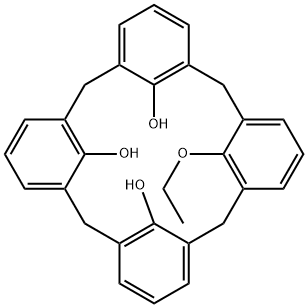 25-ETHOXYCALIX[4!ARENE Struktur