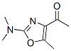 Ethanone, 1-[2-(dimethylamino)-5-methyl-4-oxazolyl]- (9CI) Struktur