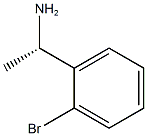 (S)-(-)-1-(2-Bromophenyl)ethylamine Struktur