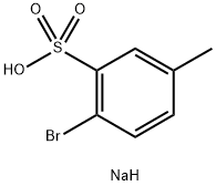 BENZENESULFONIC ACID, 2-BROMO-5-METHYL-, SODIUM SALT Struktur