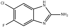 1H-Benzimidazol-2-amine,5-chloro-6-fluoro-(9CI) Struktur