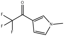 Ethanone, 2,2,2-trifluoro-1-(1-methyl-1H-pyrrol-3-yl)- (9CI) Struktur
