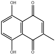 5,8-Dihydroxy-2-methyl-1,4-naphthoquinone Structure