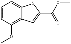 4-METHOXY-BENZO[B]THIOPHENE-2-CARBOXYLIC ACID METHYL ESTER Struktur