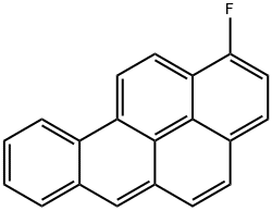 1-fluorobenzo(a)pyrene Structure