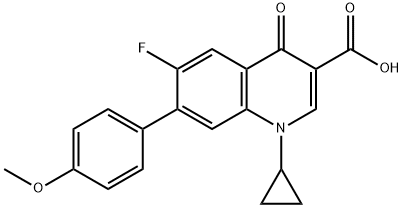 3-Quinolinecarboxylic acid, 1-cyclopropyl-6-fluoro-1,4-dihydro-7-(4-me thoxyphenyl)-4-oxo-|化合物 T31032