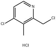 4-Chloro-2-(chloromethyl)-3-Methyl Pyridine Hydrochloride  Struktur