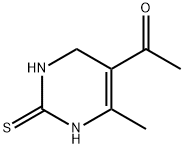 Ethanone, 1-(1,2,3,4-tetrahydro-6-methyl-2-thioxo-5-pyrimidinyl)- (9CI) Struktur