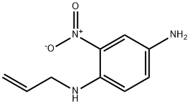 N-(4-Amino-2-nitrophenyl)allylamine, 2-Nitro-N1-(prop-2-en-1-yl)benzene-1,4-diamine Struktur