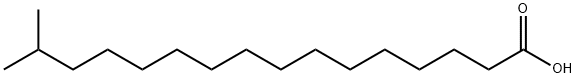 15-METHYLHEXADECANOIC ACID Struktur