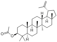 ルパ-20(29)-エン-3β-オール3-アセタート 化学構造式