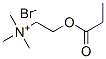 trimethyl[2-(1-oxopropoxy)ethyl]ammonium bromide Structure
