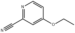 2-Cyano-4-ethoxypyridine Struktur