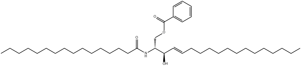 N-Palmitoyl-D-sphingosine 1-benzoate Structure