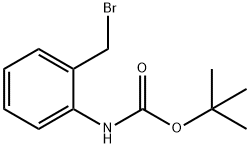 TERT-BUTYL 2-(BROMOMETHYL)PHENYLCARBAMATE Structure