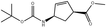 4-[[(1,1-Dimethylethoxy)carbonyl]amino]-2-cyclopentene-1-carboxylic acid methyl ester