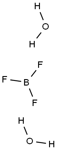 BORON TRIFLUORIDE DIHYDRATE COMPLEX Struktur