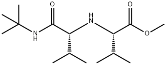 L-Valine, N-[1-[[(1,1-dimethylethyl)amino]carbonyl]-2-methylpropyl]-, methyl ester, (R)- (9CI) Struktur