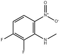 2,3-Difluoro-N-methyl-6-nitroaniline Struktur