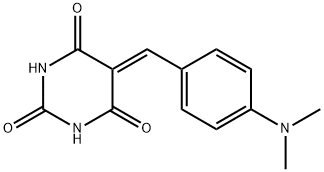 5-[[4-(dimethylamino)phenyl]methylene]barbituric acid, 1753-47-5, 结构式