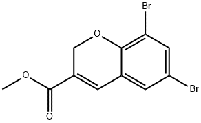 6,8-DIBROMO-2H-CHROMENE-3-CARBOXYLICACID메틸에스테르