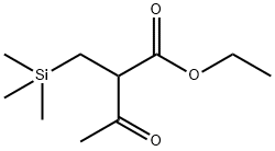 ETHYL 2-(TRIMETHYLSILYMETHYL)-ACETOACETATE, 17906-77-3, 结构式
