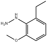 Hydrazine, (2-ethyl-6-methoxyphenyl)- Structure