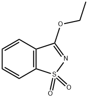3-Ethoxy 1,2-benzisothiazole 1,1-dioxide Struktur