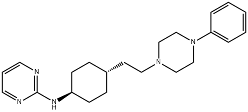 2-Pyrimidinamine, N-[trans-4-[2-(4-phenyl-1-piperazinyl)ethyl]cyclohexyl]-|化合物 PD 158771