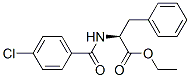 ethyl (2S)-2-[(4-chlorobenzoyl)amino]-3-phenyl-propanoate Struktur