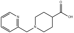 1-(PYRIDIN-2-YLMETHYL)PIPERIDINE-4-CARBOXYLIC ACID, 193538-28-2, 结构式