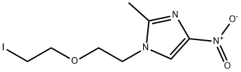 1-[2-(2-iodoethoxy)ethyl]-2-methyl-4-nitro-imidazole Struktur