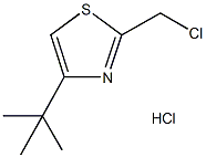 4-tert-butyl-2-(chloromethyl)-1,3-thiazole hydrochloride Struktur