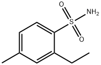 Benzenesulfonamide, 2-ethyl-4-methyl- (9CI) Struktur