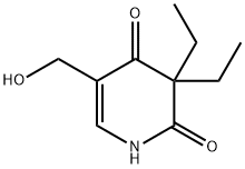 3,3-diethyl-5-(hydroxymethyl)pyridine-2,4(1H,3H-dione, 20096-03-1, 结构式