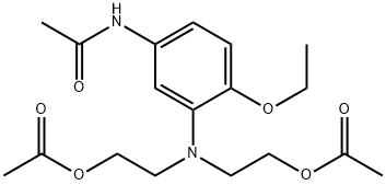 2,2'-[(5-acetamido-2-ethoxyphenyl)imino]diethyl diacetate Structure