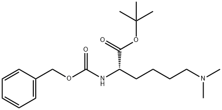 N6,N6-DiMethyl-N2-[(benzyloxy)carbonyl]-L-lysine tert-Butyl Ester Struktur