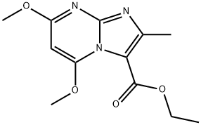 5,7-Dimethoxy-2-methyl-imidazo[1,2-a]pyrimidine-3-carboxylic acid ethyl ester|5,7-DIMETHOXY-2-METHYL-IMIDAZO[1,2-A]PYRIMIDINE-3-CARBOXYLIC ACID ETHYL ESTER