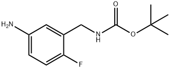3-[(BOC-氨基)甲基]-4-氟苯胺, 209899-48-9, 结构式