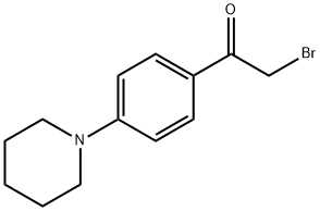 2-溴-1-(4-(哌啶-1-基)苯基)乙酮, 210832-84-1, 结构式