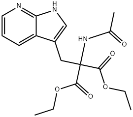 Ethyl α-Acetamido-α-carbethoxy-β-(7-aza-3-indolyl)propionate