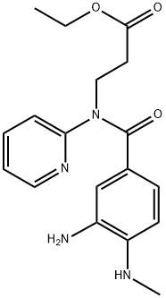 3-[(3-AMINO-4-METHYLAMINO-BENZOYL)-PYRIDIN-2-YL-AMINO]-PROPIONIC ACID ETHYL ESTER