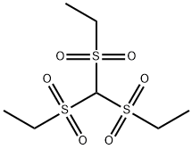tris(ethylsulphonyl)methane Struktur