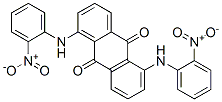 1,5-bis(o-nitroanilino)anthraquinone Structure