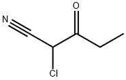 2-CHLORO-3-OXO-VALERONITRILE Structure