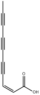 (Z)-2-Decene-4,6,8-triynoic acid Structure