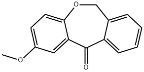 2-methoxydibenzo[b,e]oxepin-11(6H)-one, 23560-67-0, 结构式